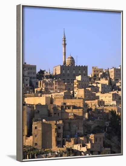 Aerial View of Traditional Houses in Amman, Jordan-Keren Su-Framed Photographic Print