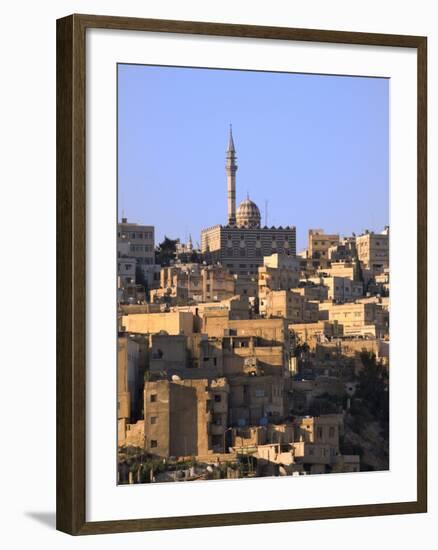 Aerial View of Traditional Houses in Amman, Jordan-Keren Su-Framed Photographic Print