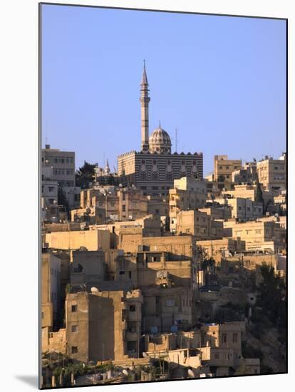 Aerial View of Traditional Houses in Amman, Jordan-Keren Su-Mounted Photographic Print