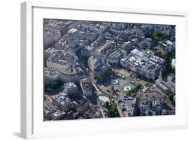 Aerial View of Trafalgar Square, London, England, United Kingdom, Europe-Peter Barritt-Framed Photographic Print