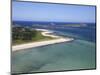 Aerial View of Tresco, Isles of Scilly, England, United Kingdom, Europe-Peter Barritt-Mounted Photographic Print