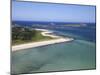 Aerial View of Tresco, Isles of Scilly, England, United Kingdom, Europe-Peter Barritt-Mounted Photographic Print