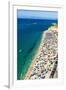 Aerial View of Tropea's Crowded Beach during Summer-Wirestock-Framed Photographic Print