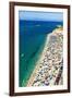 Aerial View of Tropea's Crowded Beach during Summer-Wirestock-Framed Photographic Print