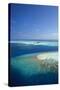 Aerial View of Tropical Island and Lagoon, Maldives, Indian Ocean, Asia-Sakis Papadopoulos-Stretched Canvas