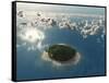 Aerial View of Tropical Island-Photobank gallery-Framed Stretched Canvas