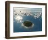 Aerial View of Tropical Island-Photobank gallery-Framed Art Print