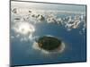 Aerial View of Tropical Island-Photobank gallery-Mounted Art Print