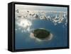 Aerial View of Tropical Island-Photobank gallery-Framed Stretched Canvas