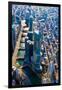 Aerial view of Trump Tower, Chicago River, Chicago, Illinois, USA-null-Framed Photographic Print