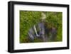 Aerial view of Tumpak Sewu waterfall in Java, Indonesia-Dominic Byrne-Framed Photographic Print
