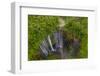 Aerial view of Tumpak Sewu waterfall in Java, Indonesia-Dominic Byrne-Framed Photographic Print