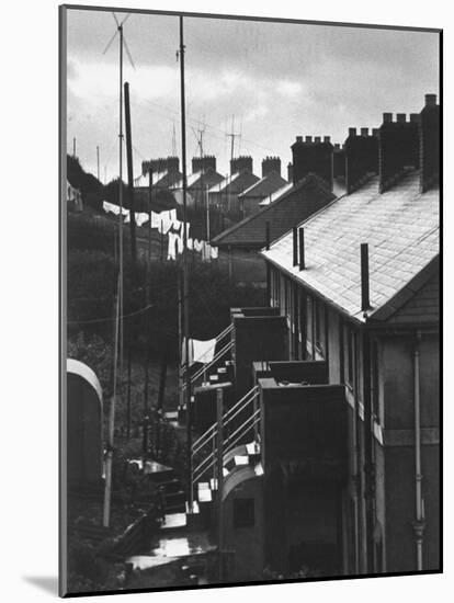 Aerial View of TV Antenna's on Houses of Middle-Income Development-Carl Mydans-Mounted Photographic Print