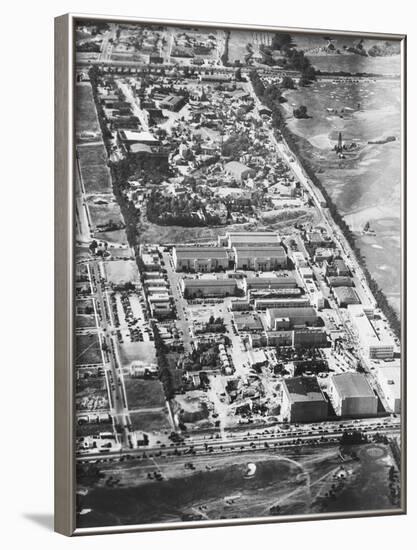 Aerial View of Twentieth Century Fox Studios-null-Framed Photographic Print