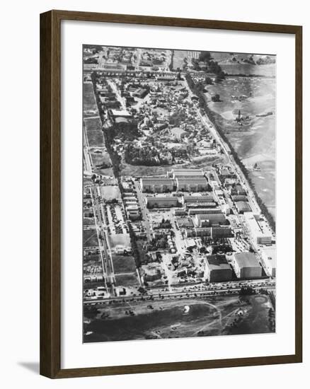 Aerial View of Twentieth Century Fox Studios-null-Framed Photographic Print