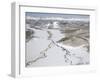 Aerial View of Two Rivers Joining in Valley, Kronotsky Zapovednik Reserve, Russia-Igor Shpilenok-Framed Photographic Print