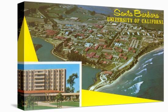 Aerial View of University of California at Santa Barbara-null-Stretched Canvas