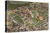 Aerial View of University of Cincinnati, Ohio-null-Stretched Canvas