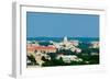 Aerial view of US Capitol from Rosslyn Virginia, Washington D.C.-null-Framed Photographic Print