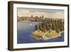 Aerial View of Vancouver, British Columbia-null-Framed Art Print