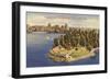 Aerial View of Vancouver, British Columbia-null-Framed Art Print