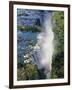 Aerial View of Victoria Falls, Waterfall, and the Zambesi River, Zimbabwe-Miva Stock-Framed Premium Photographic Print