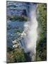 Aerial View of Victoria Falls, Waterfall, and the Zambesi River, Zimbabwe-Miva Stock-Mounted Photographic Print