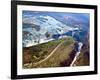 Aerial View of Victoria Falls, Waterfall, and the Zambesi River, Zimbabwe-Miva Stock-Framed Photographic Print