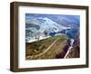 Aerial View of Victoria Falls, Waterfall, and the Zambesi River, Zimbabwe-Miva Stock-Framed Photographic Print