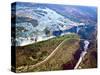 Aerial View of Victoria Falls, Waterfall, and the Zambesi River, Zimbabwe-Miva Stock-Stretched Canvas