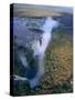 Aerial View of Victoria Falls, Zimbabwe-Geoff Renner-Stretched Canvas