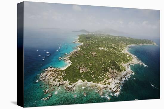 Aerial View of Virgin Gorda-Macduff Everton-Stretched Canvas