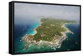 Aerial View of Virgin Gorda-Macduff Everton-Framed Stretched Canvas