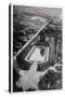 Aerial View of Volkerschlachtdenkmal, Leipzig, Germany, from a Zeppelin, C1931-null-Stretched Canvas