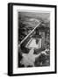 Aerial View of Volkerschlachtdenkmal, Leipzig, Germany, from a Zeppelin, C1931-null-Framed Giclee Print