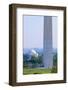 Aerial view of Washington Monument and Jefferson Memorial in spring in Washington D.C.-null-Framed Photographic Print