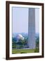 Aerial view of Washington Monument and Jefferson Memorial in spring in Washington D.C.-null-Framed Photographic Print