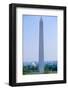 Aerial view of Washington Monument and Jefferson Memorial in spring in Washington D.C.-null-Framed Photographic Print