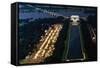 Aerial View of Washington Monument Area-null-Framed Stretched Canvas