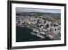 Aerial View of Wellington City Centre and Queens Wharf-Nick-Framed Photographic Print