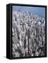 Aerial View of Western District of Hong Kong-Yang Liu-Framed Stretched Canvas