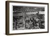 Aerial View of Westminster, London, from a Zeppelin, 1931-null-Framed Giclee Print