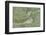 Aerial view of wetland habitat with channel, Kwando, Linyanti, Botswana-Shem Compion-Framed Photographic Print