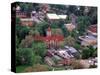 Aerial View of Whitman College Campus in Walla Walla, Washington, USA-William Sutton-Stretched Canvas