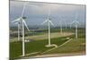 Aerial View of Wind Turbines, Andalusia, Spain-Peter Adams-Mounted Photographic Print