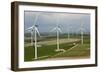 Aerial View of Wind Turbines, Andalusia, Spain-Peter Adams-Framed Photographic Print