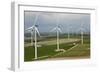 Aerial View of Wind Turbines, Andalusia, Spain-Peter Adams-Framed Photographic Print