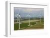 Aerial View of Wind Turbines, Andalusia, Spain-Peter Adams-Framed Photographic Print