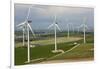 Aerial View of Wind Turbines, Andalusia, Spain-Peter Adams-Framed Photographic Print