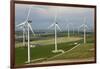 Aerial View of Wind Turbines, Andalusia, Spain-Peter Adams-Framed Photographic Print